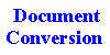 HTML document conversion